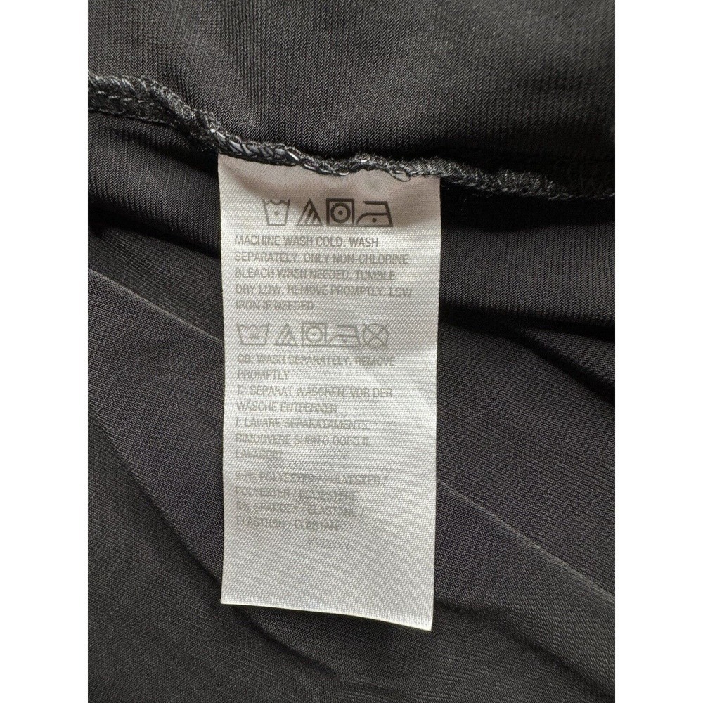 Susan Graver L Modern Essentials Black Top Rounded Split Hem A352184 Preowned​​ - Picture 10 of 11